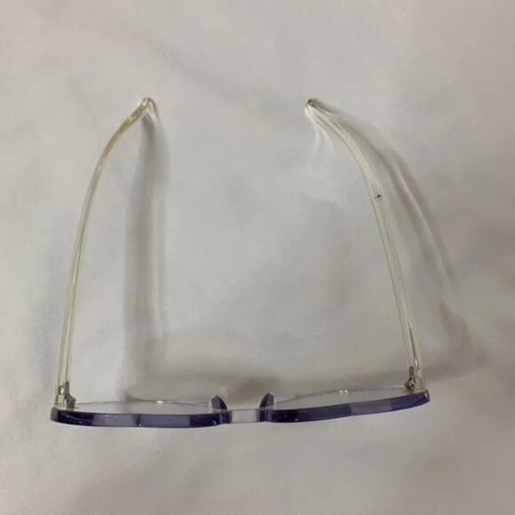 Women's Heart Shape Sunglasses Clear Acrylic Festival Coastal Cowgirl Party - Picture 12 of 14